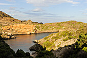 Cala Jugadora Creek, Cadaques, Cap de Creus, Costa Brava, Katalonien, Spanien, Europa