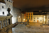  monumentale Treppe und Platz der Kathedrale, Girona, Katalonien, Spanien, Europa 