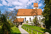  Church of St. Ägidius and Nikolaus in Grainbach am Samerberg in Chiemgau in Upper Bavaria in Germany 