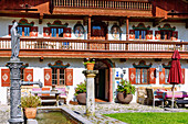  Historic house Schusterhäusl with Lüftlmalerei in Törwang am Samerberg in Chiemgau in Upper Bavaria in Germany 