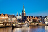 Weser river, Bremen, Germany