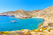 View of Livadaki bay, Folegandros Island, Cyclades Islands, Greece