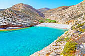  Strand von Livadaki, Insel Folegandros, Kykladen, Griechenland 