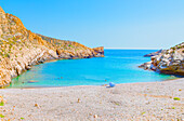  Strand von Livadaki, Insel Folegandros, Kykladen, Griechenland 