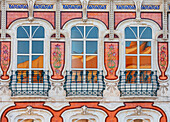 Jugendstil-Gebäude, Fassade, Aveiro, Portugal