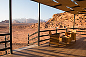 "Suncity Camp" in the désert of Wadi Rum, UNESCO World Heritage site, Jordan, Near East, Southern Levant, West Asia