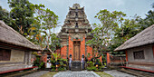 Buildings of the Puri Saren Agung, also known as Ubud Palace. Ubud, Bali, Indonesia.