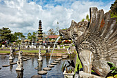 Tirta Gangga water palace, a former royal palace. Karangasem regency, Bali, Indonesia.