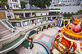 Exterior view of a luxury shopping mall at the 1881 Heritage compound. Tsim Sha Tsui, Kowloon, Hong Kong, China.