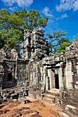  Ruinen des alten Banteay Kdei-Tempels. Archäologischer Park Angkor, Provinz Siem Reap, Kambodscha. 