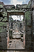  Ruinen des antiken Preah Khan-Tempels im Archäologischen Park Angkor, Provinz Siem Reap, Kambodscha. 