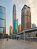 High-rise buildings in Futian Central Business District (CBD). Shenzhen, Guangdong Province, China.