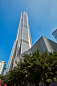 Ping An International Finance Centre, a 599 meters high skyscraper in Futian CBD. Shenzhen, Guangdong Province, China.