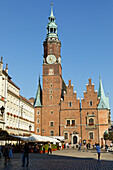  Rathaus, Rynek Wroclaw, Breslau, Niederschlesien, Polen 