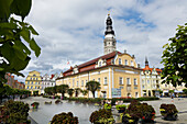 Market Square, Boleslawiec, Bunzlau, Lower Silesia, Poland