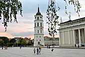 Cathedral's square, Vilnius, Lithuania, Europe