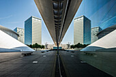  High-rise buildings, Place de l&#39;Europe, Kirchberg Plateau, Luxembourg City, Luxembourg 