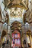  Interior view, Liebfrauenkirche, UNESCO World Heritage Site, Trier, Mosel, Rhineland-Palatinate, Germany 