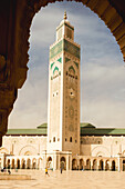 Hassan-II-Moschee in Marokko, Casablanca, eine der größten Moscheen der Welt.