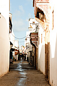  Street photography of the Medina, the old central market place of Rabat, in Morocco. 