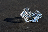  Chunks of ice on Breidamerkursandur beach, Sudursveit, Iceland 