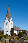 St. Clemens Kirche, Nebel, Insel Amrum, Nordfriesland, Schleswig-Holstein, Deutschland