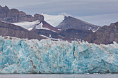 Gletscher Kongsbreen, Kongsfjord, Spitzbergen, Norwegen