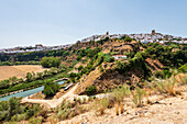  Town of Arcos de la Frontera above the river Guadalete in the province of Andalusia, Spain 