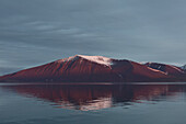  Evening atmosphere in Liefdefjorden, Spitsbergen, Norway 