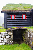  Log cabin in Kirkjubour, Streymoy Island, Faeroe 