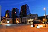 Rotermanni was a former factories area, now under renovation it has become one of the most prestigious shopping, entertainment and living areas of the city,Tallinn,estonia,northern europe