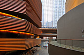 Kimmel Center for the Performing Arts (architect Rafael Vinoly), 300 South Broad Street at the corner of Spruce Street, Philadelphia, Commonwealth  of Pennsylvania,Northeastern  United States,