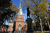 Südfassade der Independence Hall, Independence National Historical Park, Philadelphia, Pennsylvania, USA