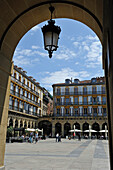 Plaza de la Constitucion, Old Town, San Sebastian, Bay of Biscay, province of Gipuzkoa, Basque Country, Spain,Europe