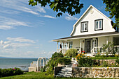 villa on the Saint-Lawrence River bank,Kamouraska,Bas-Saint-Laurent region,Quebec province,Canada,North America