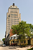 Edifice Price seen from Cook street,Quebec city,Province of Quebec,Canada,North America