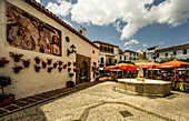  Plaza Fernando Alcalá and Plaza de los Naranjos in the old town of Marbella, Costa del Sol, Spain 