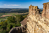 Die Ruine Küssaburg in Küssenberg, Baden-Württemberg, Deutschland