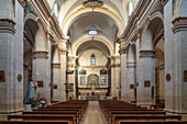  Interior of the Church of Madre dell&#39;Annunziata in Muro Leccese, Apulia, Italy, Europe 