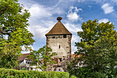  Stork Tower at Beuggen Castle, Rheinfelden, Baden-Württemberg, Germany 