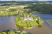  Haeckeberga Castle on an island in Haeckebergasjoen, Skane, Sweden 