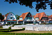  Typical bathing architecture, Boltenhagen, Mecklenburg-Vorpommern, Germany 