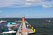 Leuchtturm, Plau am See, Mecklenburger Seenplatte, Mecklenburg-Vorpommern, Deutschland