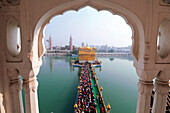 Golden temple, amritsar, punjab, india, asia