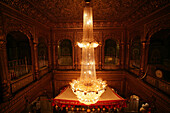 Chandelier, golden temple, amritsar, punjab, india, asia