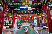 Interior view of the Fujian Assembly Hall (Phuc Kien). Hoi An Ancient Town, Quang Nam Province, Vietnam.