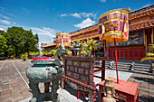 Outdoor altar at The To Mieu Temple. Imperial City (The Citadel), Hue, Vietnam.