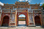 Gate to the Dien Tho Residence. Imperial City (The Citadel), Hue, Vietnam.