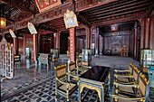 Interior view of the Dien Tho Palace. Imperial City (The Citadel), Hue, Vietnam.