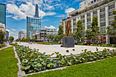  Ho-Chi-Minh-Platz im Bezirk 1 von Ho-Chi-Minh-Stadt, Vietnam. 